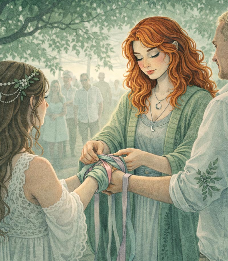 Freie Trauung in der Natur & Handfasting